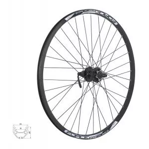 Force Roata spate Basic Disc 622x19 butuc Shimano FHM475