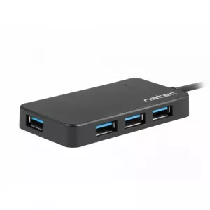Natec Silkworm, 4x USB 3.0, Black NHU-1343