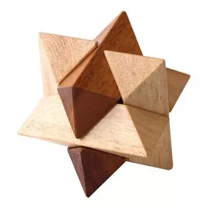 Woodyland Joc de inteligenta Stea 10 cm