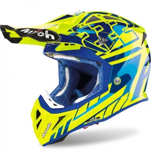 Airoh AVIATOR 2.3 REP . CAIROLI BLUE YELLOW GLOSS