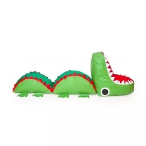 Novum Puf mare cap Crocodil