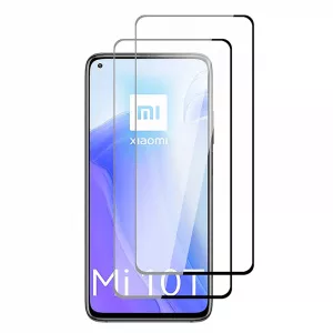 Himo Set 2 folii protectie sticla securizata fullsize pentru Xiaomi MI 10T 5G / Mi 10T Pro 5G , negru