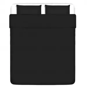 vidaXL Set husă pilotă, antracit, bumbac, 240x220/60x70 cm 131174