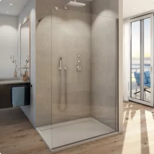 SanSwiss Walk-in Easy STR4P 1000 x H2000 mm