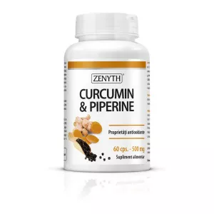 Zenyth Curcumin & Piperine 500mg 60cps