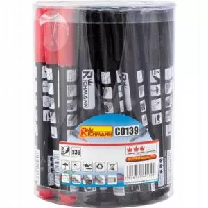 Richmann Marker permanent, gros, 4 culori, (set 36 buc)  