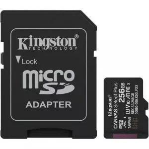 Kingston MicroSDXC Canvas Select Plus 256GB cu adaptor