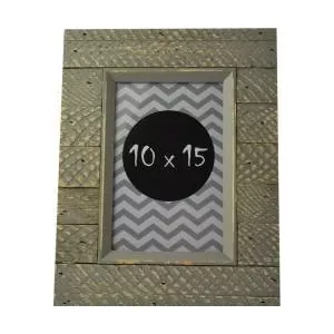 Procart Rama foto agnes 10x15 din lemn texturat culoare gri