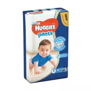 Huggies Scutece-chilotel Jumbo pack 3, Boy, 6-11 kg, 44 buc