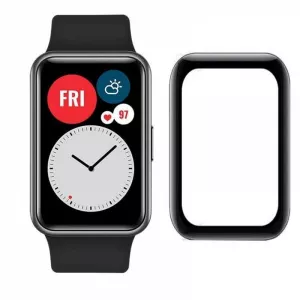 KRASSUS Folie fullsize pentru Huawei Watch Fit / Honor Watch ES negru GLAFIS028