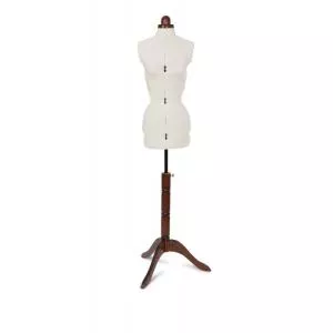 Adjustoform Manechin vintage premium masura S, reglabil 36-42, alb Lady Valet