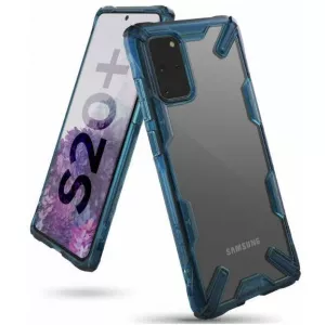 Ringke FUSION X pentru Samsung Galaxy S20 Plus (Transparent/Albastru)