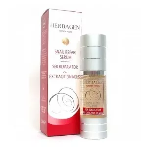 Herbagen Ser reparator cu extract de melc 30ml  