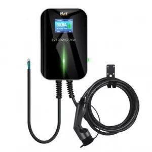 iHunt Statie Incarcare Masini Electrice EV Power 7KW, Ecran LCD 3.5inch, IP66 (Negru)