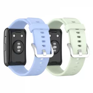 KRASSUS Set 2 curele pentru Huawei Watch Fit, verde, albastru CUFIS080