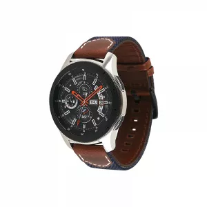 KRASSUS Curea 22mm pentru Samsung Gear S3 / Watch 46mm,Huawei Watch GT / GT2, albastru FITBAND132