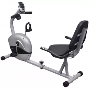vidaXL Bicicletă fitness orizontală cu volantă magnetică 3 kg