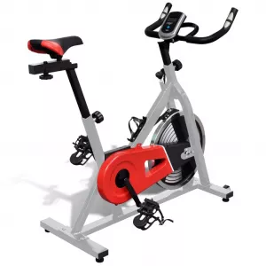 vidaXL Bicicletă fitness cu funcție puls