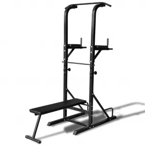 vidaXL Aparat de fitness cu bancă pentru abdomen