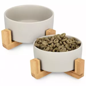 Navaris Set 2 Castroane + suport Alb, 850 ml, 48350.22