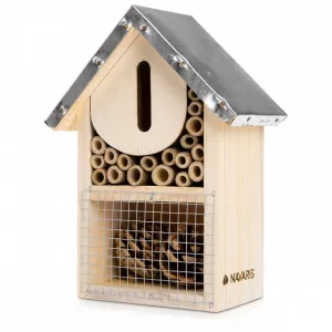 Navaris Hotel din lemn pentru insecte S, 20cm, 46743.1