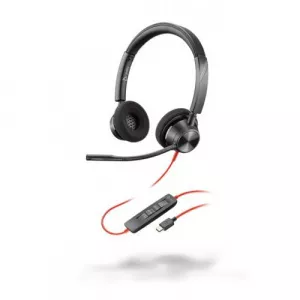 Polycom BlackWire 3320 Microsoft, USB-C, Black