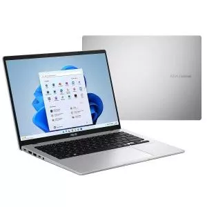 Asus Laptop Vivobook 14 X1407QA-LY043W, Qualcomm X1-26-100, 14 inch, RAM 16 GB, SSD 512 GB, Qualcomm Adreno, Windows 11, Argintiu