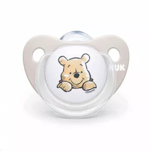 NUK Suzeta Disney Winnie silicon M2 bej 6-18 luni
