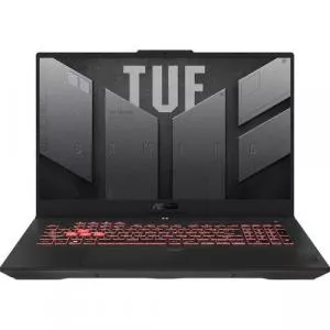 Asus Laptop Gaming TUF A17 FA707NUG (Procesor AMD Ryzenâ„¢ 7 7445HS (16M Cache, up to 4.7 GHz), 17.3inch FHD 144Hz, 16GB, 2TB SSD, nVidia GeForce RTX 4050 @6GB, Negru/Gri)