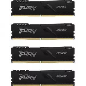 Kingston FURY Beast 128GB(4x32GB), DDR4-3600MHz, CL18 KF436C18BBK4/128