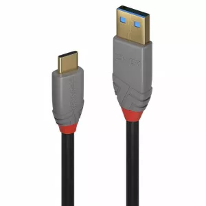 Lindy Cablu USB 3.1-A la tip C 0.5m T-T 5A Anthra Line L36910
