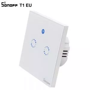 Fibaro Intrerupator dublu cu touch Sonoff – WiFi
