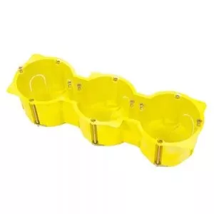 Fibaro Doza intrerupator pentru rigips tripla COURBI