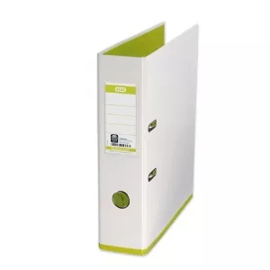 ELBA Biblioraft A4, plastifiat PP/PP, 80 mm, MyColour - alb/verde deschis E-100081032
