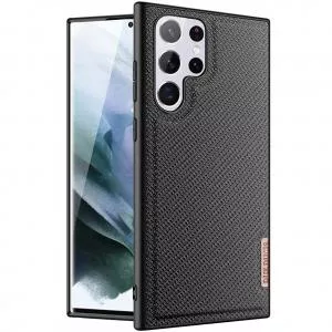 Dux Ducis TPU Fino pentru Samsung Galaxy S22 Ultra 5G S908, Neagra