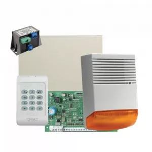 DSC Kit alarma la efractie cu sirena exterioara