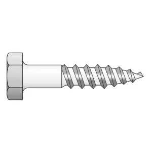 Schaefer-Peters Holz-surub Cap Hexagonal 571 Inox A2-6 X 80