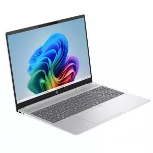 HP Laptop OmniBook 5 AI 16-ag1216nw, procesor AMD Ryzen AI 5 340, 16 inch, 2K OLED, 32GB RAM, 512GB SSD, AMD Radeon 840M, Windows 11 Home, Argintiu