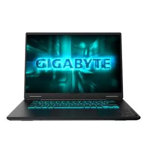 Gigabyte Laptop GAMING A16, Intel Core i7-13620H, 16 inch, RAM 16 GB, SSD 512 GB, NVIDIA GeForce RTX 5050, Windows 11 Home, Negru