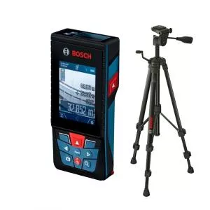 Bosch GLM 120 C + BT 150 Telemetru cu laser (120 m) cu transfer de date catre telefoane, tablete, PC + Trepied