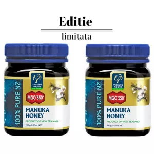 Manuka Health Miere De Manuka (MGO 550+) 250g Pachet 1+1