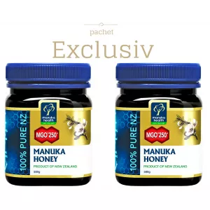 Manuka Health Miere De Manuka (MGO 250+) 500gr Pachet 1+1