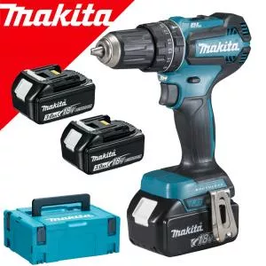 MAKITA DHP485RF3J Masina de gaurit cu percutie brushless