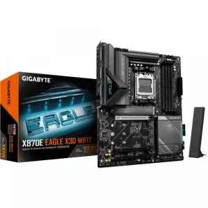 Gigabyte Placa de baza X870E EAGLE X3D WIFI7, AMD X870E, AM5, ATX, DDR5