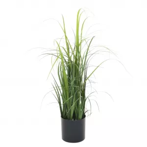 vidaXL Plantă iarbă artificială în ghiveci, verde, 55 cm