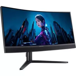 Acer Monitor Gaming VA LED Predator 34inch X34 V3, WQHD (3440 x 1440), HDMI, DisplayPort, Ecran curbat, 180 Hz, 1 ms (Negru)