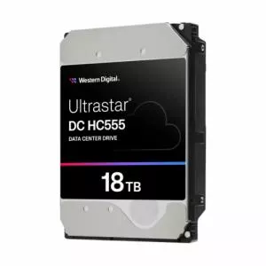 Western Digital HDD Server Ultrastar DC HC555, 18TB, SE, SATA, 3.5inch, 7200 RPM, 512 MB