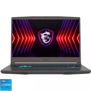 MSI Laptop Gaming Thin 15 B13VE (Procesor Intel® Core™ i5-13420H (12M Cache, up to 4.60 GHz) 15.6inch FHD 144Hz, 16GB DDR4, 512GB SSD, NVIDIA GeForce RTX 4050 @6GB, Negru)