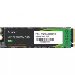 Apacer SSD AS2280P4X, 512GB, M.2 PCIe Gen3 x4, Negru/Verde