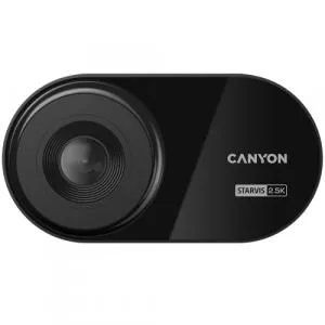 Canyon Camera video auto DVR25, 2.5K 1440p, Wi-Fi, Ecran IPS 3inch, Unghi filmare 140 grade (Negru)